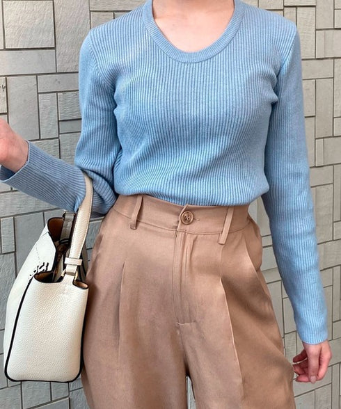 ラウンドベーシックニット